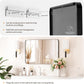 Venusmiles Modern Wall Mirror for Bathroom, Bedroom, Living room