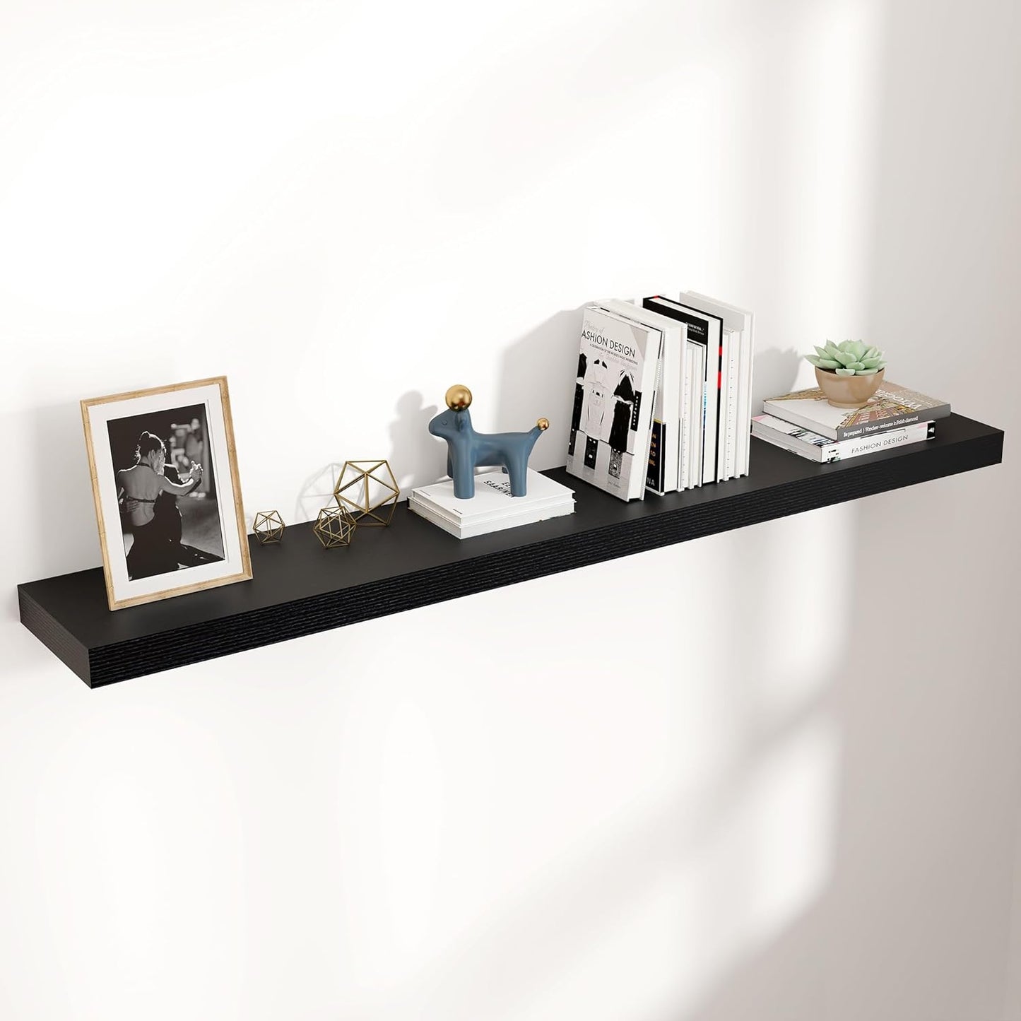 Venusmiles 9 Inch Deep Wall Display Floating Storage Shelves