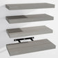 Venusmiles Wall Mounted Floating Shelves with Hidden Brackets