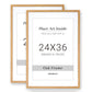 Venusmiles 10 Sizes Natural Oak Wood Picture Frame with Tempered Glass