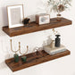 Venusmiles 9 Inch Deep Wall Display Floating Storage Shelves