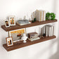 Venusmiles 9 Inch Deep Wall Display Floating Storage Shelves